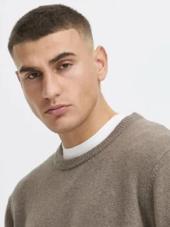 Solid Pullover & Strickjacken<Herren Strickpullover - SDRICK braun meliert