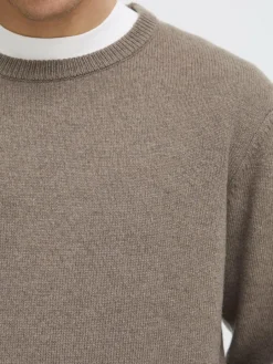 Solid Pullover & Strickjacken<Herren Strickpullover - SDRICK braun meliert