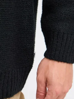 Solid Pullover & Strickjacken<Herren Strickpullover - SDNOHAR schwarz strukturiert