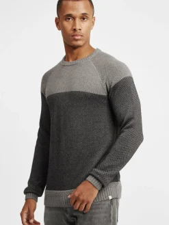 Solid Pullover & Strickjacken<Herren Strickpullover - SDRapel grau uni