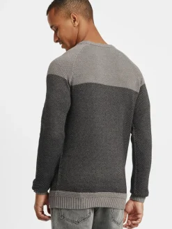 Solid Pullover & Strickjacken<Herren Strickpullover - SDRapel grau uni