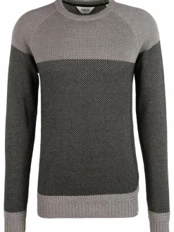 Solid Pullover & Strickjacken<Herren Strickpullover - SDRapel grau uni