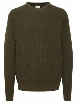 Solid Pullover & Strickjacken<Herren Strickpullover - SDHami grün uni