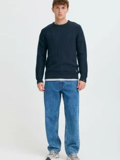 Solid Pullover & Strickjacken<Herren Strickpullover - SDARON blau uni
