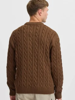 Solid Pullover & Strickjacken<Herren Strickpullover - SDMALCOLM braun gemustert