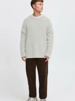 Solid Pullover & Strickjacken<Herren Strickpullover - SDNOHI hellgrau meliert