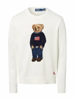 Herren Polo Ralph Lauren Pullover & Strickjacken>Herren Strickpullover mit Leinen-Anteil