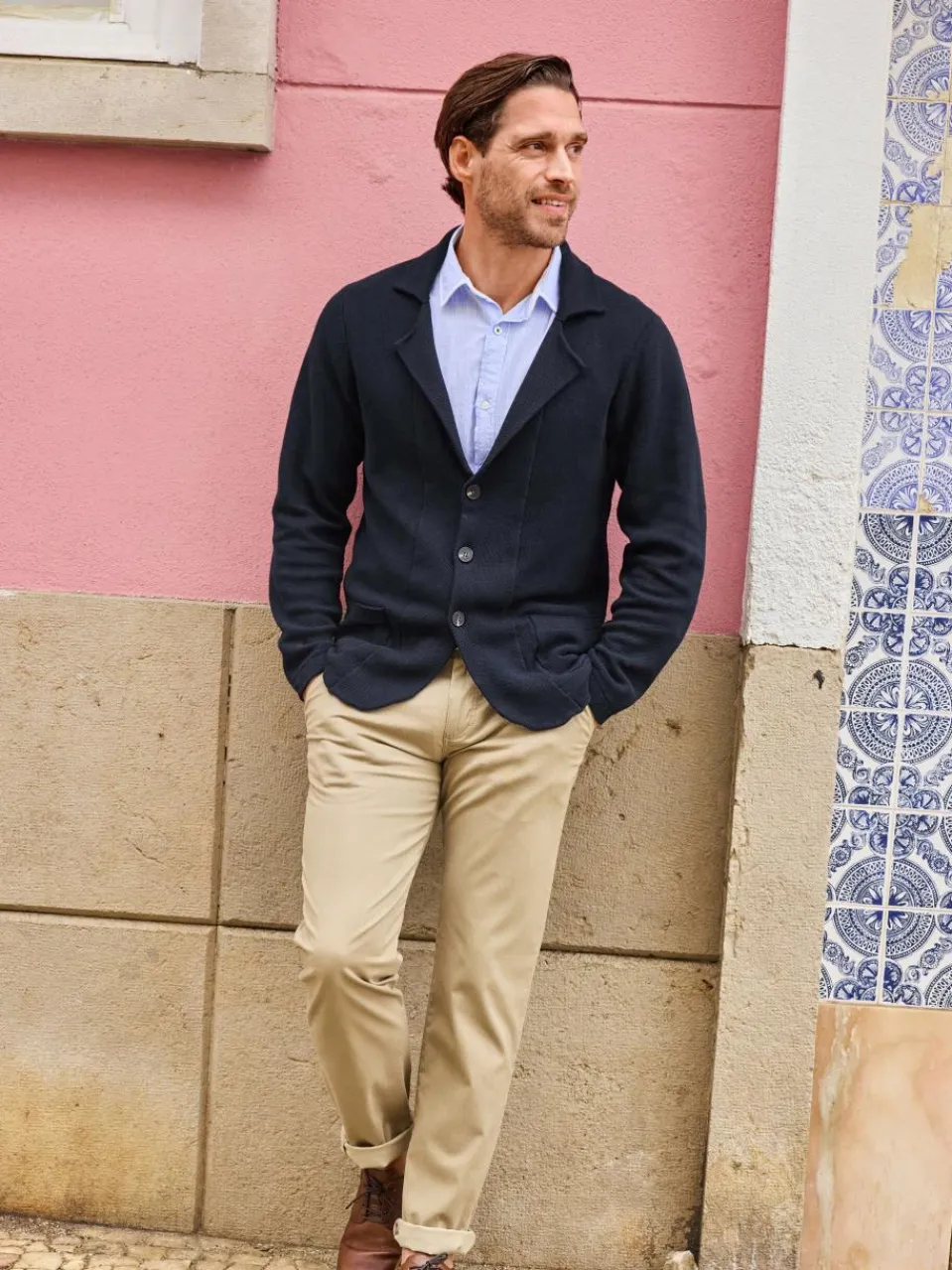 Herren BABISTA Pullover & Strickjacken>Herren Stricksakko - FERIN