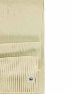 LERROS Schals & Tücher<Herren Strickschal weiß uni