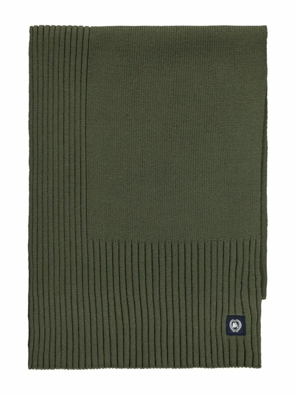 LERROS Schals & Tücher<Herren Strickschal oliv uni