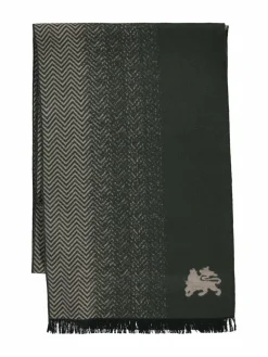 LERROS Schals & Tücher<Herren Strickschal oliv gemustert