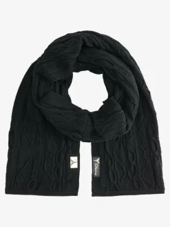 Carlo Colucci Schals & Tücher<Herren Strickschal - Corazza schwarz uni