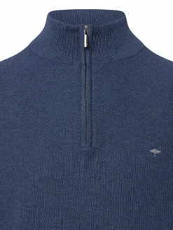 Fynch-Hatton Pullover & Strickjacken<Herren Strick-Troyer marine meliert