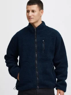 BLEND Sweatshirts & Sweatjacken<Herren Sweater blau uni