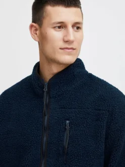 BLEND Sweatshirts & Sweatjacken<Herren Sweater blau uni