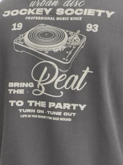 BLEND Sweatshirts & Sweatjacken<Herren Sweater - BHISMO grau bedruckt