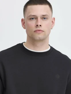 BLEND Sweatshirts & Sweatjacken<Herren Sweater - BHJUE schwarz uni