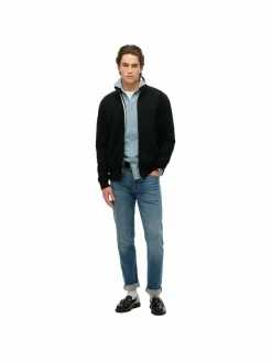 Superdry Sweatshirts & Sweatjacken<Herren Sweatjacke schwarz uni