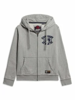 Superdry Sweatshirts & Sweatjacken<Herren Sweatjacke grau uni