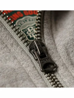 Superdry Sweatshirts & Sweatjacken<Herren Sweatjacke grau uni