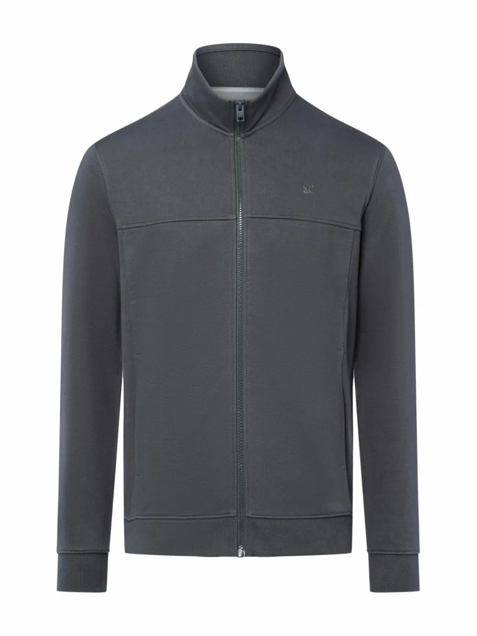 s.Oliver Sweatshirts & Sweatjacken<Herren Sweatjacke anthrazit uni