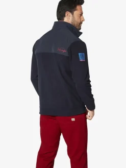 Jan Vanderstorm Sweatshirts & Sweatjacken<Herren Sweatjacke - ASPIAN blau bedruckt