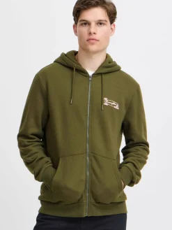 BLEND Sweatshirts & Sweatjacken<Herren Sweatjacke - BHSweatshirt grün bedruckt