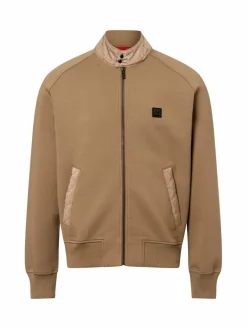 HUGO Sweatshirts & Sweatjacken<Herren Sweatjacke - Diwano braun uni