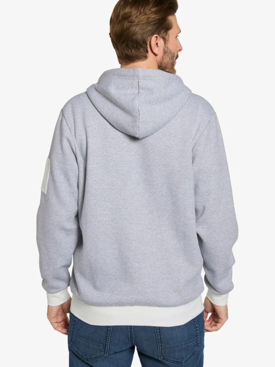 BABISTA Sweatshirts & Sweatjacken<Herren Sweatjacke - NOLIENZA weiß blau bedruckt