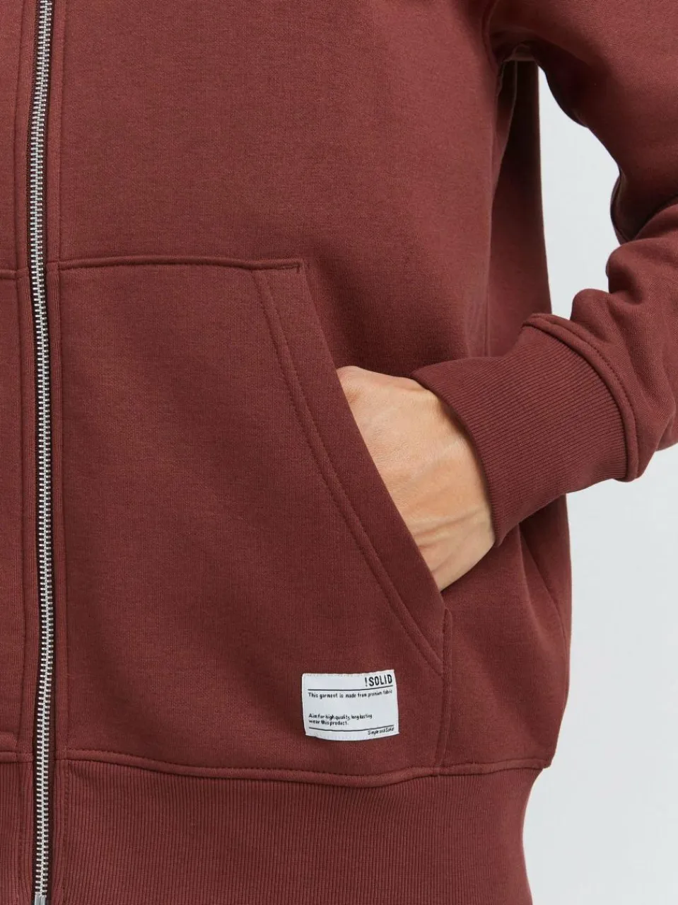 Solid Sweatshirts & Sweatjacken<Herren Sweatjacke - SDLenz rot uni