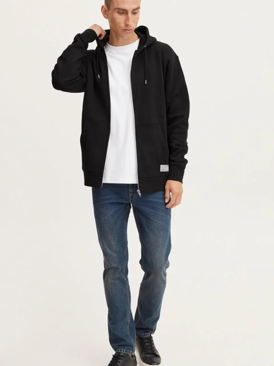 Solid Sweatshirts & Sweatjacken<Herren Sweatjacke - SDLenz schwarz uni