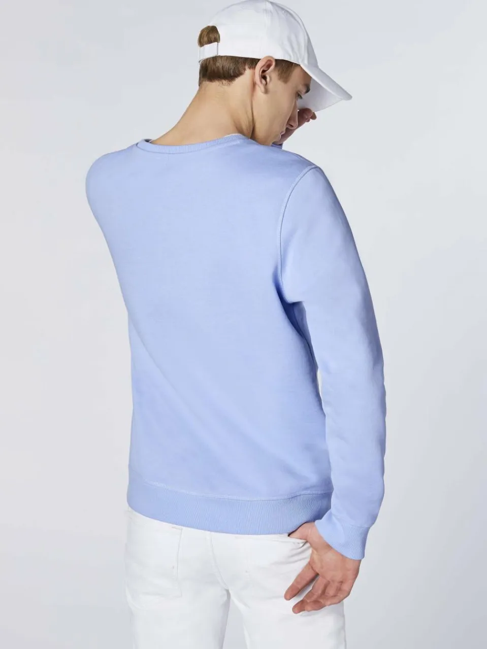 Polo Sylt Sweatshirts & Sweatjacken<Herren Sweatshirt hellblau uni