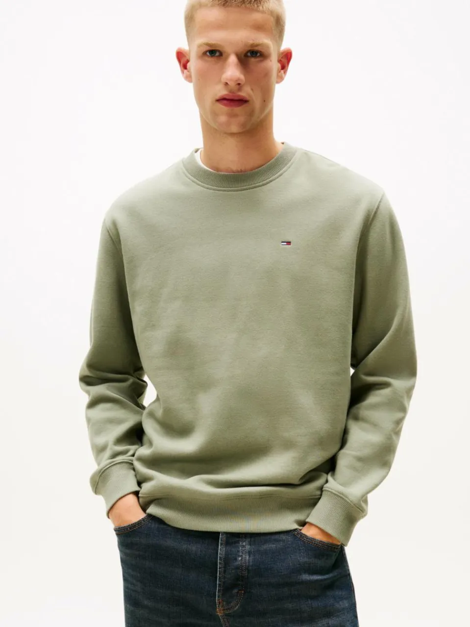 Tommy Jeans Sweatshirts & Sweatjacken<Herren Sweatshirt schilf uni