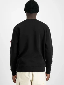 Alpha Industries Sweatshirts & Sweatjacken<Herren Sweatshirt schwarz bedruckt