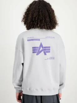 Alpha Industries Sweatshirts & Sweatjacken<Herren Sweatshirt blau bedruckt