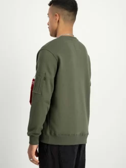 Alpha Industries Sweatshirts & Sweatjacken<Herren Sweatshirt oliv uni
