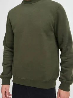 BLEND Sweatshirts & Sweatjacken<Herren Sweatshirt grün uni