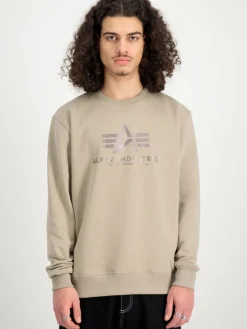 Alpha Industries Sweatshirts & Sweatjacken<Herren Sweatshirt grün bedruckt