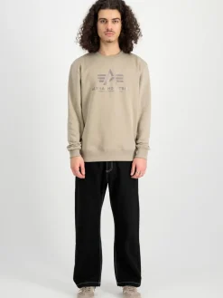 Alpha Industries Sweatshirts & Sweatjacken<Herren Sweatshirt grün bedruckt