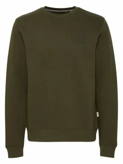 BLEND Sweatshirts & Sweatjacken<Herren Sweatshirt grün uni