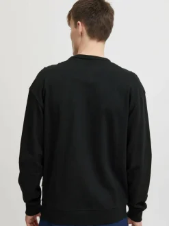 BLEND Sweatshirts & Sweatjacken<Herren Sweatshirt schwarz gemustert