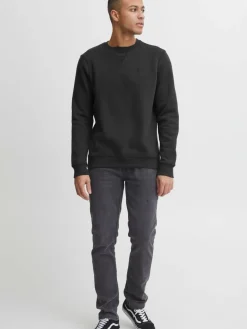 BLEND Sweatshirts & Sweatjacken<Herren Sweatshirt schwarz gemustert