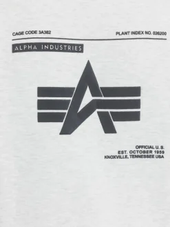 Alpha Industries Sweatshirts & Sweatjacken<Herren Sweatshirt grau bedruckt