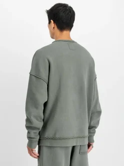 Alpha Industries Sweatshirts & Sweatjacken<Herren Sweatshirt oliv uni