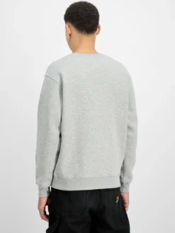 Alpha Industries Sweatshirts & Sweatjacken<Herren Sweatshirt grau bedruckt