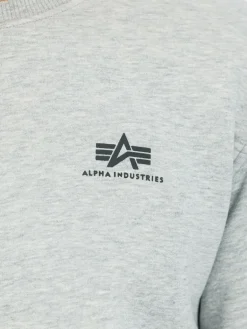 Alpha Industries Sweatshirts & Sweatjacken<Herren Sweatshirt grau bedruckt