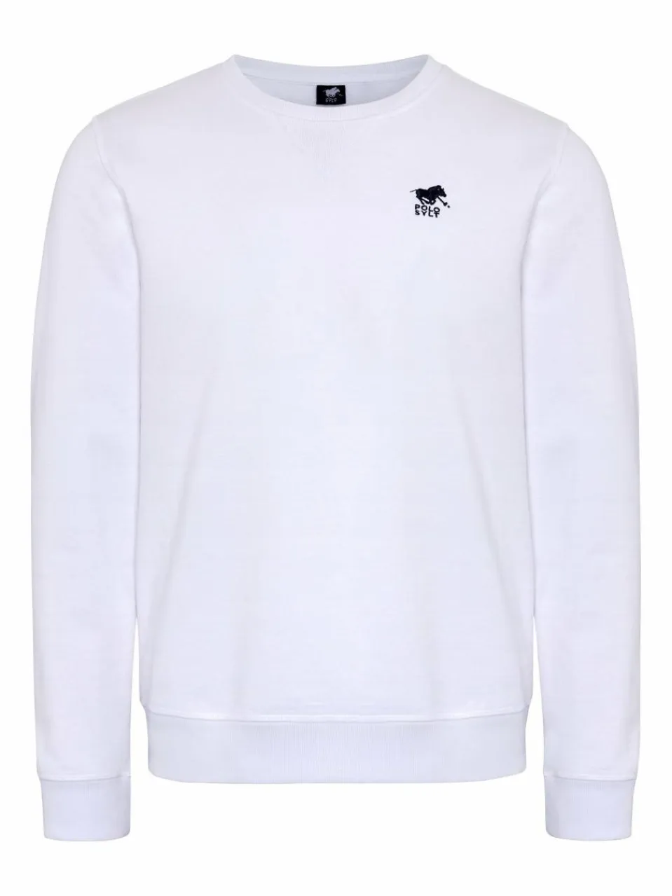 Polo Sylt Sweatshirts & Sweatjacken<Herren Sweatshirt weiß uni