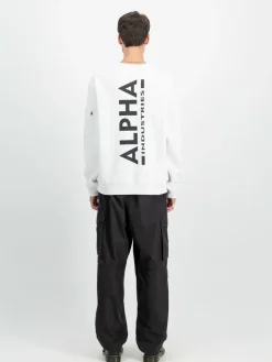Alpha Industries Sweatshirts & Sweatjacken<Herren Sweatshirt weiß uni