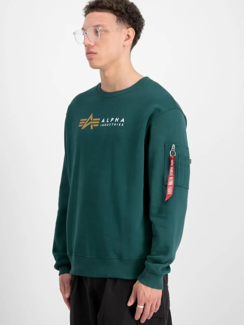 Herren Alpha Industries Sweatshirts & Sweatjacken>Herren Sweatshirt