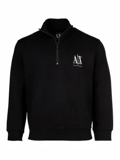 Armani Exchange Sweatshirts & Sweatjacken<Herren Sweatshirt schwarz uni
